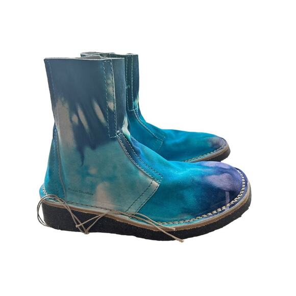 Rare Acne Studios Paris Fashion Week 21 Tie Dye Men’s Boots - Picture 1 of 16